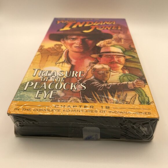 Indiana Jones and the temple of doom VHS  + Peacock Eye Sealed NEW Collectible - Picture 13 of 14